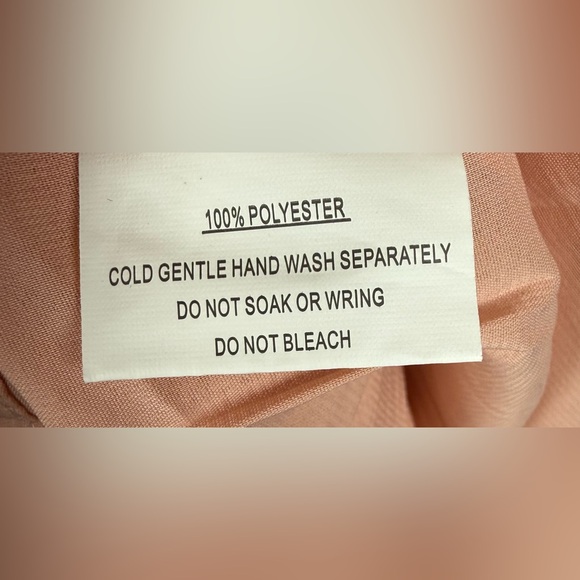 Angel Biba Peach Floral Ruffle Cutout Back Mini Dress Boho Festival NWT Size S - Picture 7 of 7